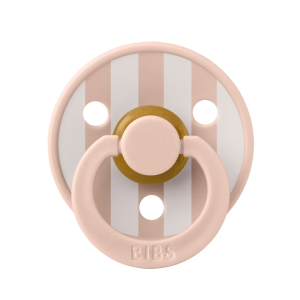 Bibs Studio Colour Block Kauçuk Emzik 6-12 Ay Blush / Ivory