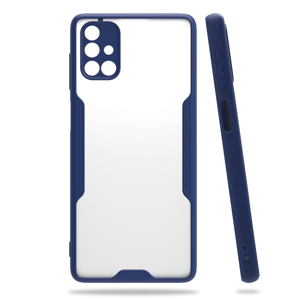 Samsung Galaxy M51 Kılıf Platin Silikon